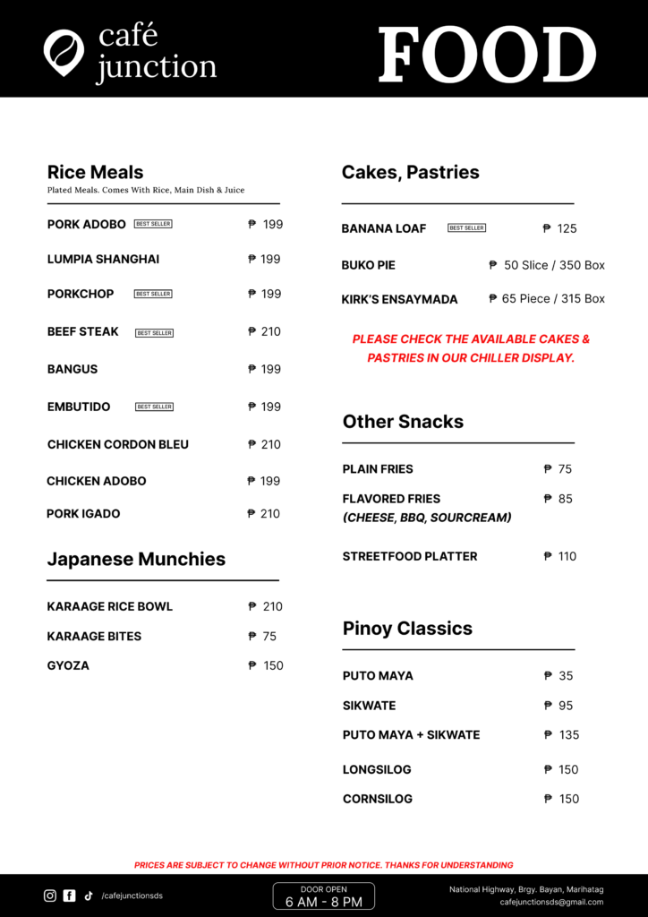 Food Menu V.7